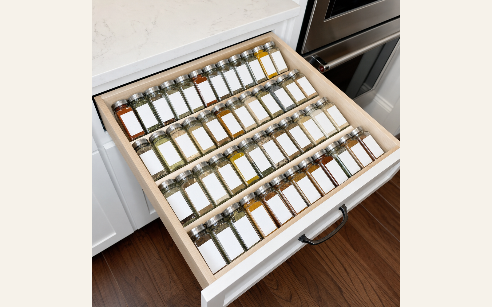 Expandable drawer spice organizer for renters product image