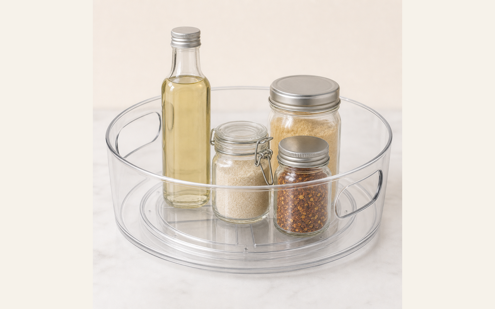 High-sided turntable for jars in deep shelves product image