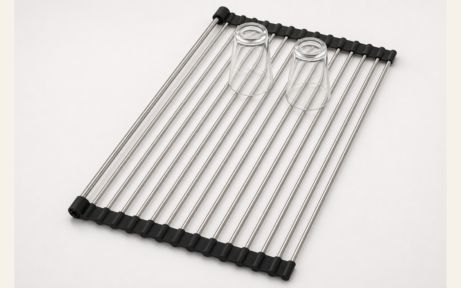 Roll-up dish rack for tiny countertops product image
